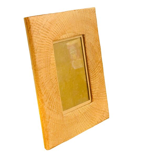 Vintage Woven Photo Frame 4x6 |. Bohemian Coastal Accents - Picture 1 of 4